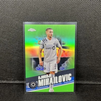 2022 Topps Chrome MLS Neon Green Refractor Djordje Mihailovic #’d/99 #118 - Image 1 of 3