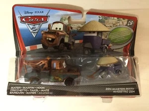 Mattel Pixar Disney „Cars 2 - Mater und Zen Master Pitty“ Doppelpack NEU - Bild 1 von 2
