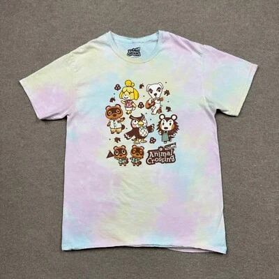 Camiseta gráfica Animal Crossing para mujer talla M rosa manga corta videojuego Foto 1 de 4