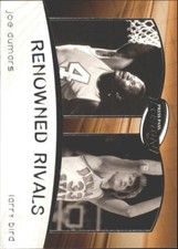 2009 Press Pass Fusion Renowned Rivals #RR9 Joe Dumars/Larry Bird - NM-MT