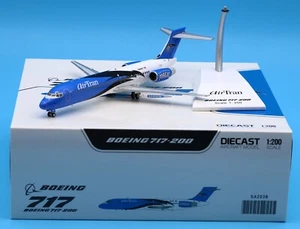 JC Wings 1:200 AirTran Airways Boeing 717-200 Diecast Aircraft JET Modelo N949AT - Imagen 1 de 13