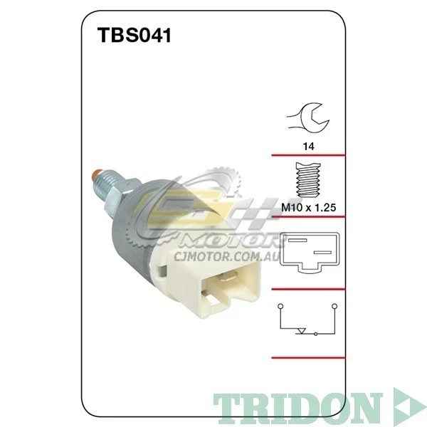 TRIDON STOP LIGHT SWITCH FOR MG MGF 03/97-09/02 1.8L(18K4K)  (Petrol)  TBS041 - image 1 of 1