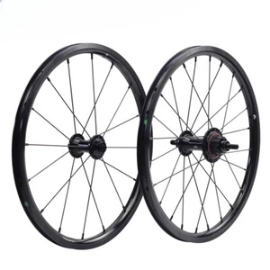 18inch 349 Alloy Wheels Folding Bicycle Rim Caliper Brake 3-5 Speed Wheelset - Picture 1 of 19