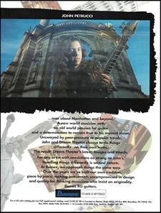 Dream Theater John Petrucci Ibanez RG Series Guitar advertisement 1993 ad print - Picture 1 of 3