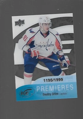 2011-12   Dmitry Orlov, Upper Deck Ice Premieres, Rookie , Numbered 1195/1999 - Image 1 of 2