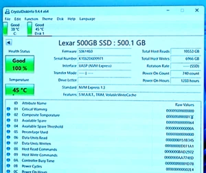 Unidad de estado sólido Lexar NM610 500 GB M.2 2280 PCIe Gen3x4 NVMe LNM610-500RNNA - Imagen 1 de 4