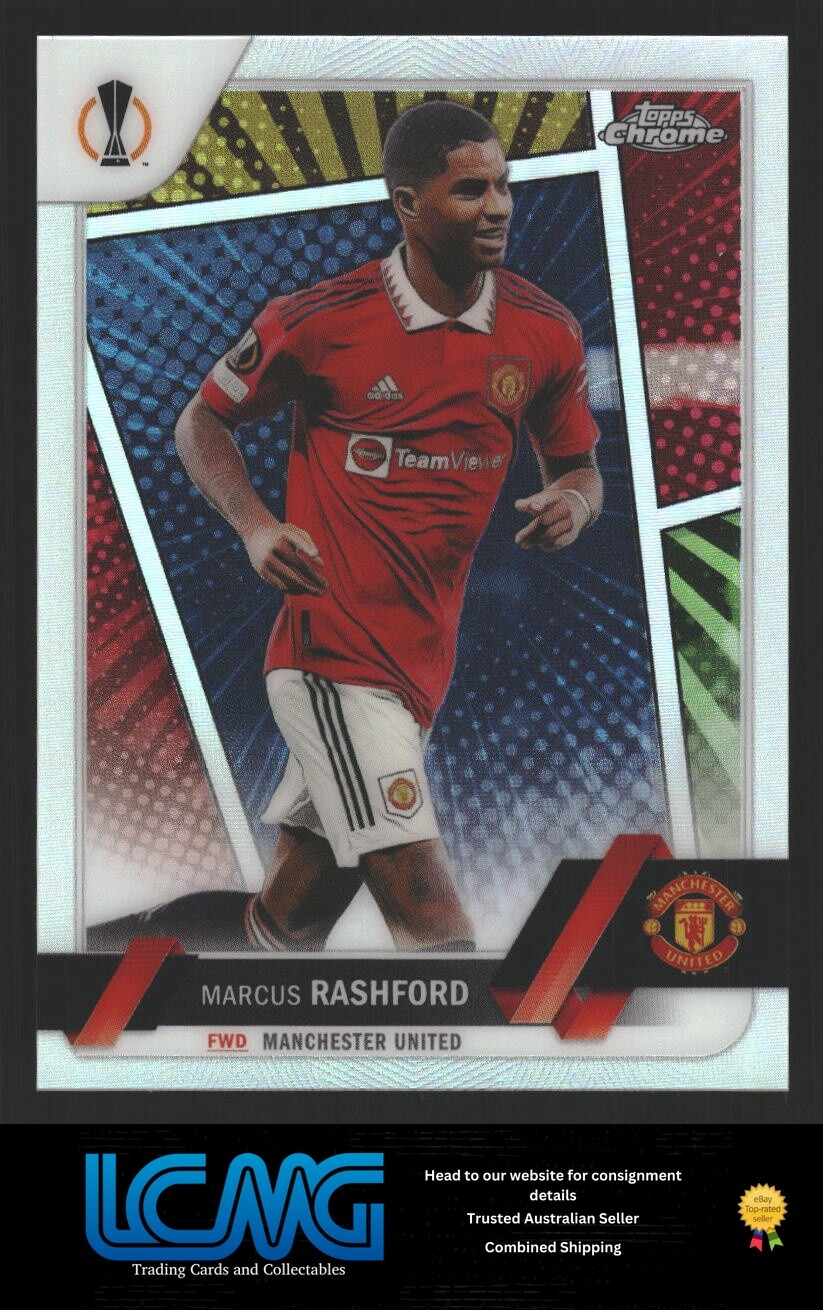 2022-23 Topps Chrome UEFA Club Competitions #7b Marcus Rashford Hero Variation