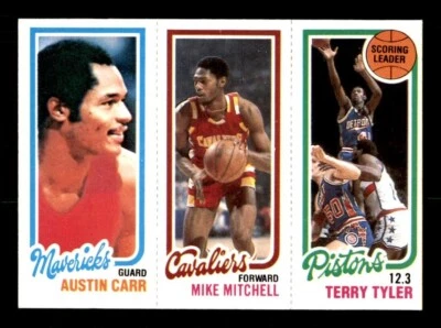 1980 Topps Basketball #34 Carr Mitchell Tyler NM *e1 - Image 1 of 2