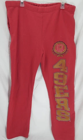 Vintage Nutmeg San Francisco 49ers Sweatpants Mens Size Medium Red 90s Cover