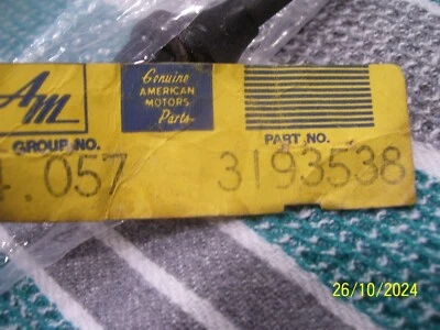 Nuevo de Lote Original 1968-69 AMC AMX INTERIOR NEGRO SON REPOSO TIRADORES DE CERRADURA DE PUERTA Foto 1 de 4