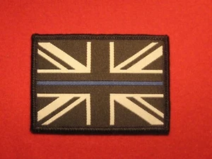 BRITISH POLICE FORCE THIN BLUE LINE TRF BADGE SEW ON - Picture 1 of 1