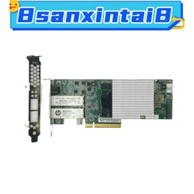 HP NC523SFP QLE3242-HP Dual Port 10Gb Ethernet 10GbE SFP+ PCI-E NIC Network - Image 1 of 4