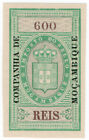 (I.B) Portugal Colonial Revenue : Mozambique $600 (die proof)