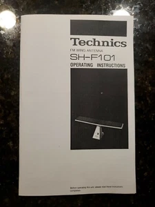 Technics SH-F101 FM Wing Antenna Instructions - Picture 1 of 3