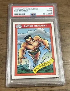 1990 Marvel Universe #16 Sub-Mariner PSA 9 MINT - Picture 1 of 2