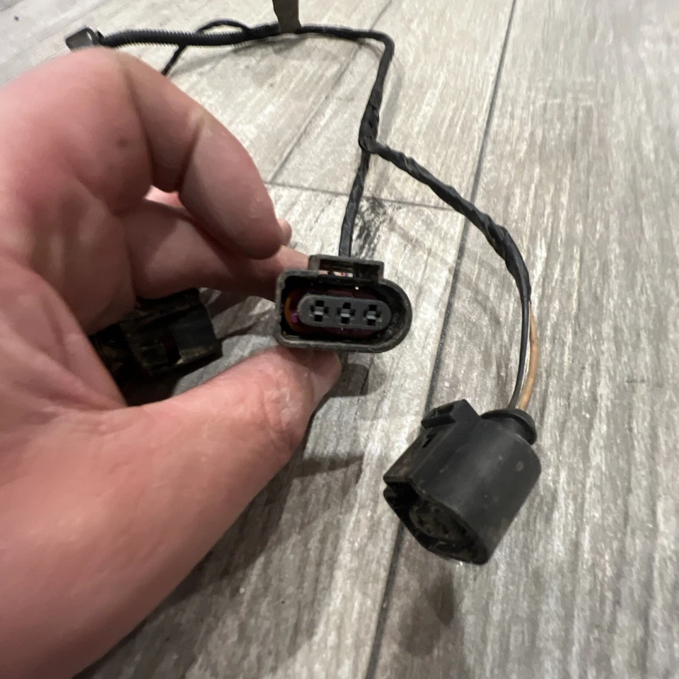 Juego de 3 conectores de cableado de enchufe de coleta de 2 pines y 3 VW Jetta Golf Audi A3 Passat - Foto 1 de 4