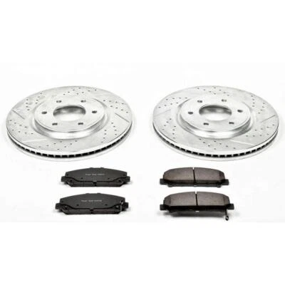 PowerStop Disc Brake Kit - Front - Fits Infiniti QX56 2008-2010, Nissan Armada 2 - Image 1 of 4