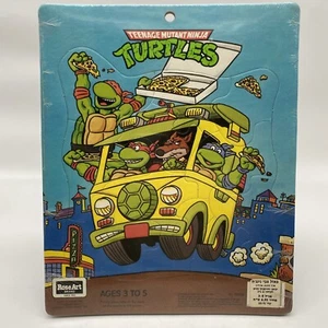 Vintage Puzzle : 1990 Teenage Mutant Ninja Turtles - Rose Art FACTORY SEALED - Picture 1 of 8