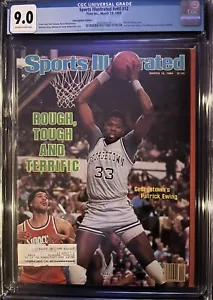 1984 Sports Illustrated PATRICK EWING CGC 9.0 Subscription Georgetown POP 1 - Picture 1 of 2