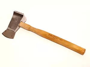 Rare Vintage P.P.L Italy Unusual Meat Tenderizer Hatchet Wood Handle - Picture 1 of 9