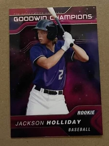 2023 GOODWIN CHAMPIONS P20 COSMIC /199 RC JACKSON HOLLIDAY JF - Picture 1 of 2