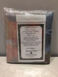 Thomas Kinkade Year of Glad Tidings Yard Flag *Welcome* 28" x 40" - Picture 1 of 1