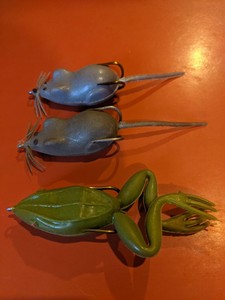 所有淡水鱼老式蛙饵老式鱼饵 Ebay