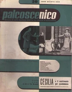 PALCOSCENICO, Rivista di arte teatrale - nr. 20, anno 1950 - Editrice Ancora - Picture 1 of 1