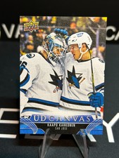 2023-24 Upper Deck Series 1 Kaapo Kahkonen UD Canvas #C64 San Jose Sharks