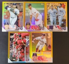 2023 Topps Series 1 / Series 2 GOLD FOIL Parallels with Rookies You Pick