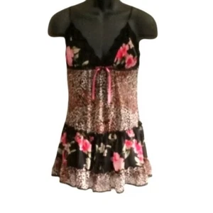 Women's In Bloom  lingerie PJ S cheetah leopard print Sz Small - Picture 1 of 7