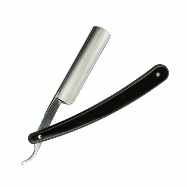 Dovo Straight Razor Black Folding Knife 3in Blade Blond Celluloid Handle 101 581