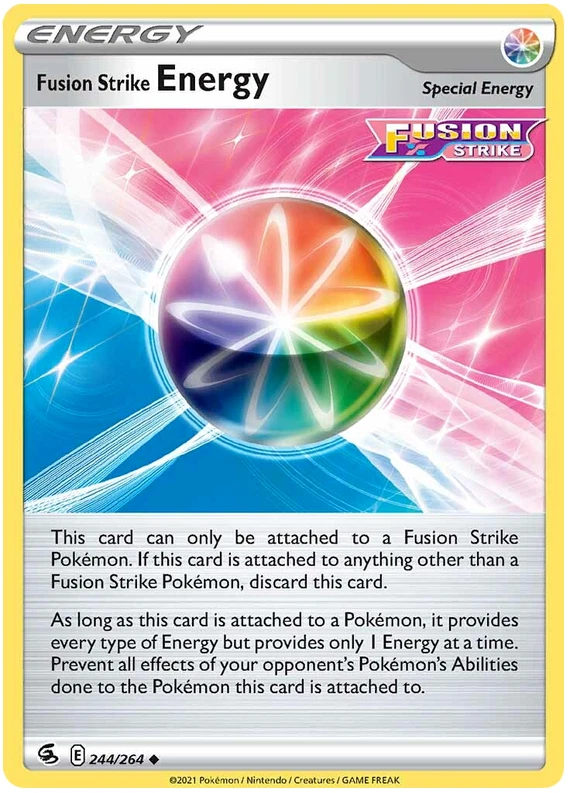 Fusion Strike Energy Fusion Strike 244/264 Pokemon TCG Card NM/M  - Image 1 of 1