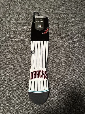 ARIZONA DIAMONDBACKS DBACKS STANCE MLB CASUAL SOCKS MEN'S SIZE LARGE NEW - Image 1 of 4