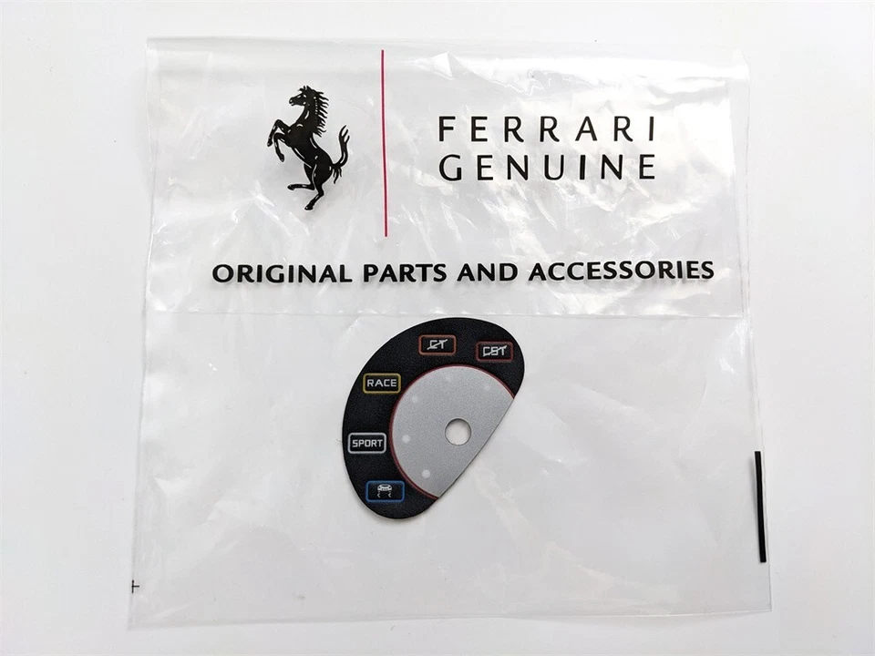 Pegatina Interruptor Manettino Mando Dirección Ferrari 458 (2010-2012) Nuevo Foto 1 de 2