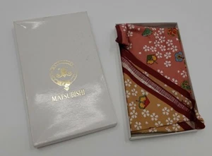 Used Japanese Wrapping Cloth matsubishi Furoshiki Cotton apparel 17" x 17" each - Picture 1 of 11