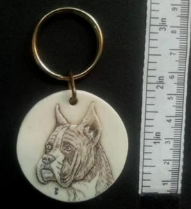 Boxer Dog Key Chain New Keychain - Picture 1 of 1