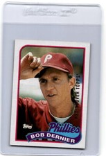 BOB DERNIER 2017 REDISCOVER TOPPS BUYBACK '89 TOPPS PHILADELPHIA PHILLIES *14182