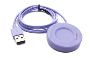 Câble USB 2.0 100 cm Station de Charge pour Montre Connectée Oppo Watch 3 2 1 pro SE Violet - Photo 1/4