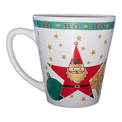 Caneca de café de Natal Riviera Van Beers By Signature enfeite de Papai Noel —-EUC - Imagem 1 de 4