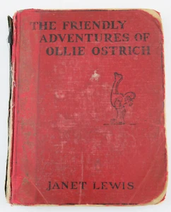 The Friendly Adventures of Ollie Ostrich by Janet Lewis -Vintage Children's Book - Picture 1 of 22