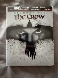 The Crow 4K (Ultra HD / Digital) Walmart 30th Anniv. Exclusive SteelBook ~ OOP - Picture 1 of 7