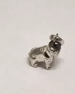 LONDON STERLING SILVER 925 CNY CHINESE NEW YEAR BULLDOG CHARM/PENDANT 5030.2745 - Picture 1 of 2