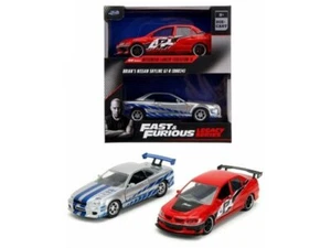 Pack de 2 coches - Rápido y Furioso - Juego 2 - Nissan y Mitsubishi - - JADA 1:32 - Imagen 1 de 6