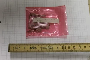 10 Stk. Rändelschraube Harting 09 67 000 9971 Silber #AS-B06 - Foto 1 di 1