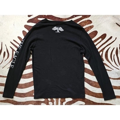 Camisa barra de couro vintage The Eagle Ft Lauderdale manga longa tamanho G motociclista muscular - Imagem 1 de 4