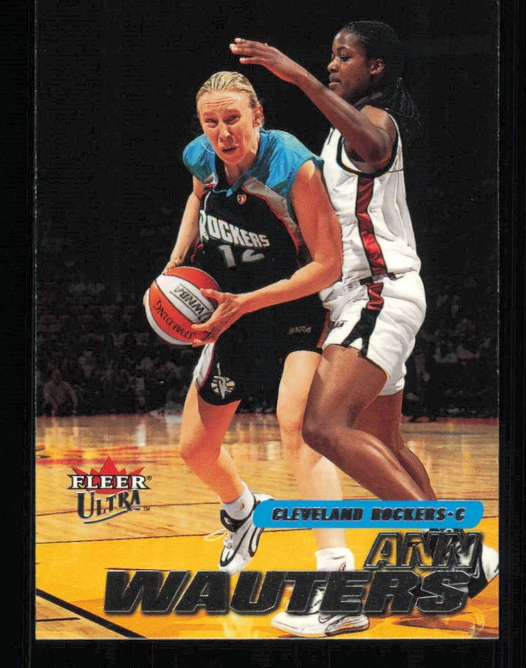 2001 Ultra WNBA #28 Ann Wauters  Basketball ROCKERS NM-MT - Image 1 of 3