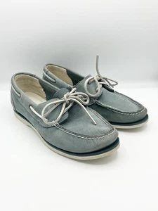 Timberland Mujeres Earthkeepers Barco Zapatos Reino Unido 7 Ancho Azul Cuero Cubierta Zapatos - Imagen 1 de 6