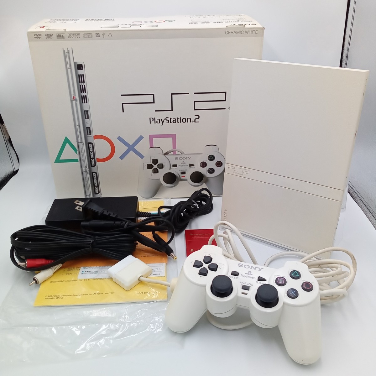 ps2小型タイプ ホワイト PlayStation 2 - Slim NTSC-J White Video Game Consoles for