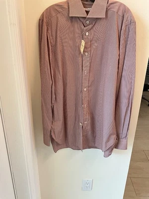 KITON CAMICIA UOMO NUOVA CON ETICHETTA VENDITA AL DETTAGLIO 790,00 TAGLIA 41/16 - Immagine 1 di 4